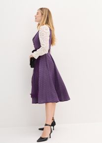 Helmisomisteinen dirndl-mekko (2-os. setti), petrooli, 52, bonprix