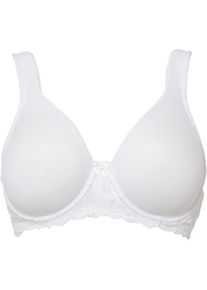 Soutien-gorge moul&eacute; &agrave; bretelles rembourr&eacute;es - blanc - taille 110B - bonprix