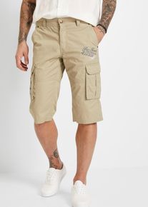 Bermuda long Regular Fit - vert - taille 44 - 100% coton - bonprix