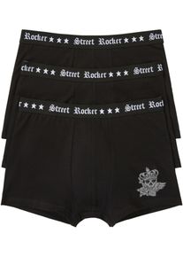 Boksershorts i ettersittende modell (3-pack), svart, st&oslash;rrelse 8 (XXL), bonprix