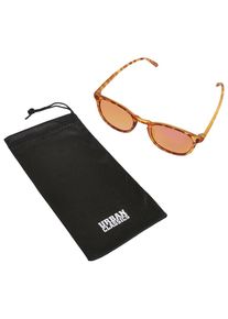 Urban Classics Heren Zonnebril 'Arthur' karamel / cognac / lichtoranje / zwart One Size
