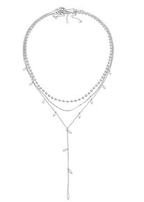 Elli Collana Donna - argento / bianco perla