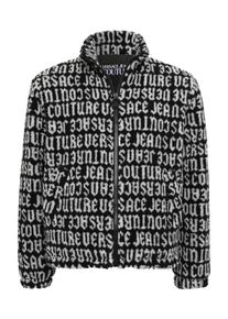 Versace Jeans Couture Heren Fleece jas lichtgrijs / zwart S-M