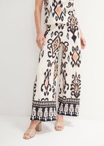 bonprix Femei Pantaloni din jerse, bej, 56/58