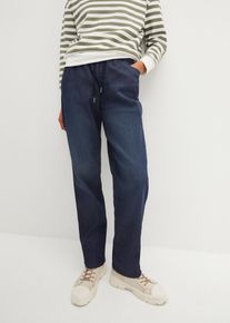 Jeans con elastico in vita straight vita alta (pacco da 2), Blu, Taglia 58, bonprix