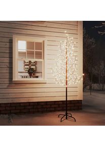 Arbre à led fleur de cerisier 220 led Blanc chaud 220 cm The Living Store Blanc