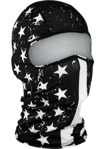 Zan Headgear Flag, bivakmuts polyester , kleur: Zwart/Wit , maat: Een maat