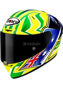 Suomy SR-GP Top Racer, integraalhelm , kleur: Neon-Geel/Neon-Groen/Donkerblauw/Wit , maat: S