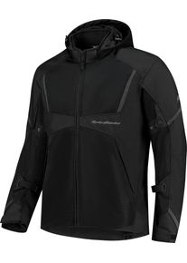 Rusty Stitches Carlo, stoffen jas , kleur: zwart , maat: 3XL