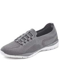 Lascana Dames Sneaker in grijs ,maat 35, Witt, 100% Textiel