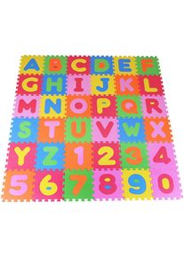 KNORRTOYS® Puzzle »Zahlen und Buchstaben«, Puzzlematte, Bodenpuzzle