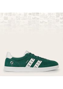 Q1905 Sneaker medal classic hardgroen/wit