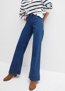 Mukavat, joustavat farkut, Wide Fit, sininen, 38, bonprix