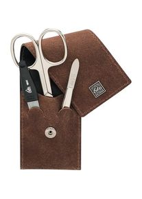 ERBE® ERBE Manicure-etuis Zaketui, 3-delig Cognac Make-Up Tas Unisex