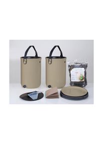 Komposter »Bokashi II 2-er Set Beige«