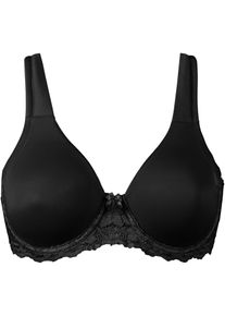 T-shirt bh met beugels en niet-gevulde cups - zwart - maat 100G - bonprix