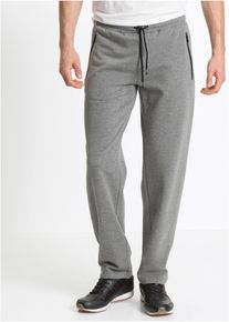 Joggingbroek - grijs - maat 56/58 (XL) - met katoen - bonprix