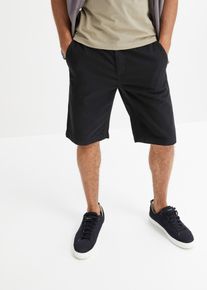 Chino bermuda van puur katoen regular fit - zwart - maat 50 - 100% katoen - bonprix