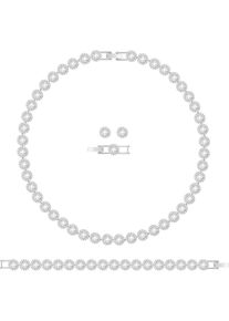 Swarovski Dames Sieraden set 'Angelic' zilver / transparant One Size