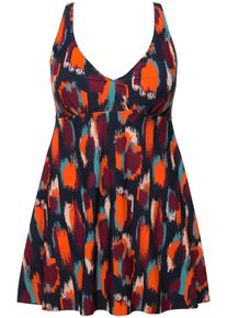Ulla Popken Badeanzug Damen bunt Größe XXXL/4XL