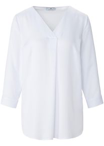 Peter Hahn - Blouse met 3/4-mouwen, wit, Maat 36, viscose