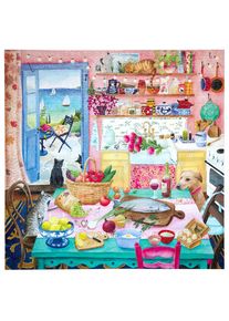 eeBoo - Puzzle 1000 pcs - Pink Kitchen - (EPZTPNK)