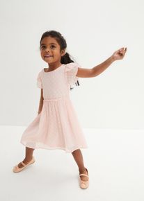 bonprix Vestido de fiesta para ni&ntilde;as rosa 104