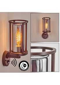 hofstein Martinha Wandlamp voor buiten Roest, 1-licht, Bewegingsmelder