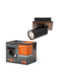 Ledvance Lights Spot ceiling light LED Wood like finish, black, 1-light source