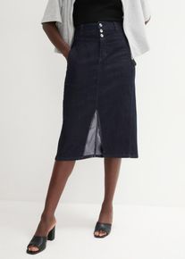 Joustava farkkuhame, Mid Waist, sininen, 44, bonprix