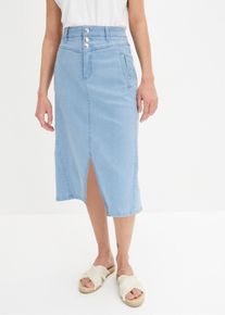 Joustava farkkuhame, Mid Waist, sininen, 46, bonprix