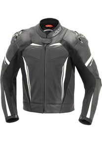 Büse Büse Imola, veste en cuir , couleur: Noir/Blanc , taille: 58