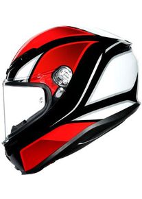 AGV K6 S Hyphen, casco integrale , colore: Nero/Rosso/Bianco , dimensione: XXL