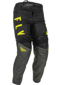 Fly Racing F-16, pantalon en textile , couleur: Gris/Noir/Jaune Néon , taille: 30