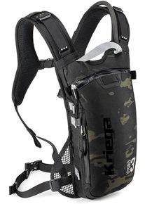 Kriega Hydro3 Multicam, hydration backpack , color: Black/Olive/Dark Grey , size: 3 l