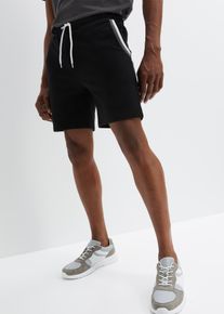 bonprix Szorty dresowe czarny 48/50 (M)