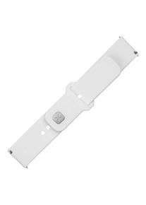 FIXED Silicone Strap Smartwatch Universal 22 mm White