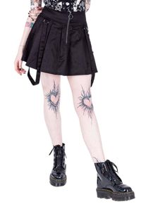 Chemical Black - Eseld Black - Spódnica - czarny - L - 95% bawełna, 5% elastan,Dżinsowa