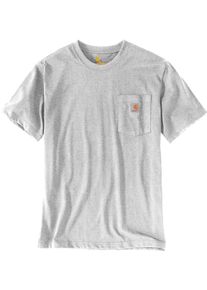 Carhartt Workwear K87 Pocket, t-shirt , kleur: lichtgrijs , maat: L