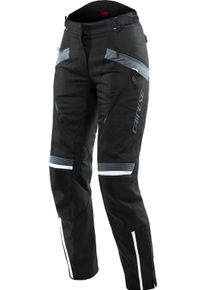 Dainese Tempest 3 D-Dry, pantalon textile imperm&eacute;able pour femme , couleur: Noir/Noir/Gris Fonc&eacute; , taille: 42