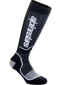 Alpinestars MX Plus, sokken jeugd , kleur: Zwart/Wit , maat: M/L