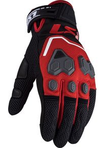 LS2 Vega, gloves perforated , color: Black/Red , size: S