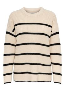Only Sweter dla kobiet beżowy / czarny Rozmiar XXXL