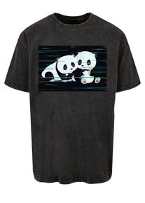 F4NT4STIC Shirt 'Tao Tao Retro' Herren mischfarben / schwarz Größe L