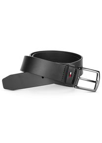Tommy Hilfiger Gürtel aus Glattleder, Schwarz, 115