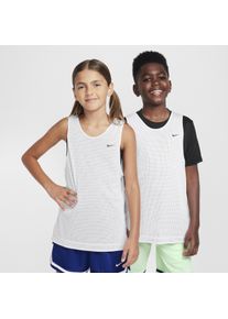 Nike Dri-FIT omkeerbare jersey voor kids - Wit