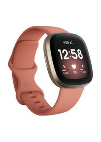 FITBIT Versa 3 Smart Watch with Alexa & Google Assistant - Pink Clay & Soft Gold, Pink