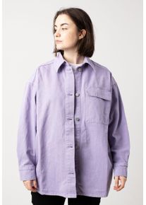 armedangels - Taale Gmt Dye Lavender Light - Kurtka - fioletowy - S/M - 100% bawełna,Dżinsowa