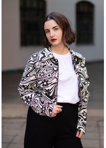 Hellbunny - Penny Ivory - Kurtka jeansowa - szary - L - 73% bawełna 25% poliester 2% elastan,Dżinsowa