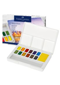Faber-Castell Aquarellfarben Creativ Studio - 12er Kunststoffetui